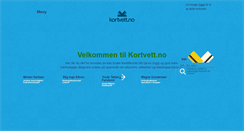 Desktop Screenshot of kortvett.no